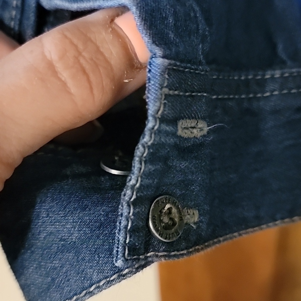 Ruff Hewn Classic Blue Denim Shirt(Runs Small) - Picture 4 of 5